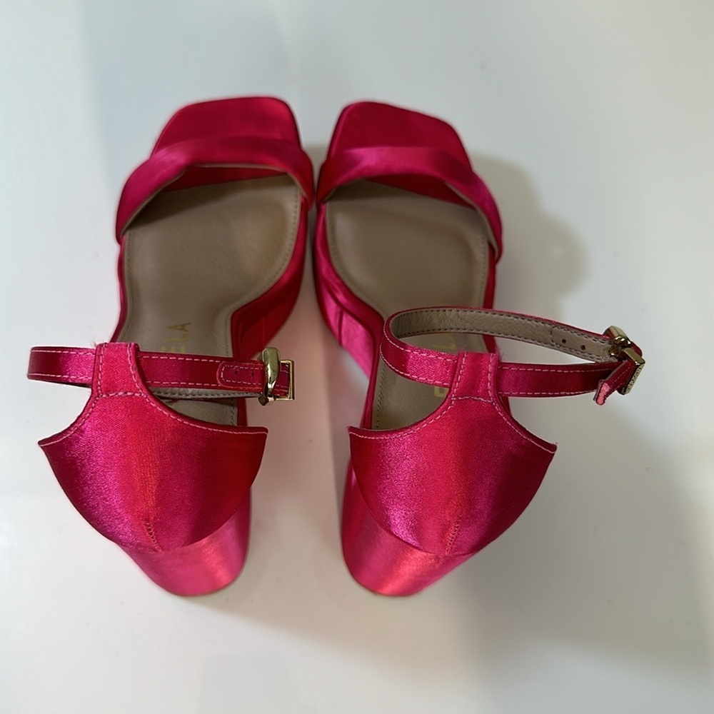 Carvela Wedge Dress Platform Sandals Size 38.5(7.5) - Picture 8 of 15